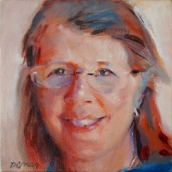 Portrait of Nan, 2015, oil on canvas.